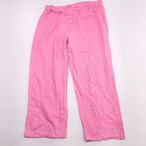 Selene Sport Casual Drawstring Pants Womens Size Large L Pink